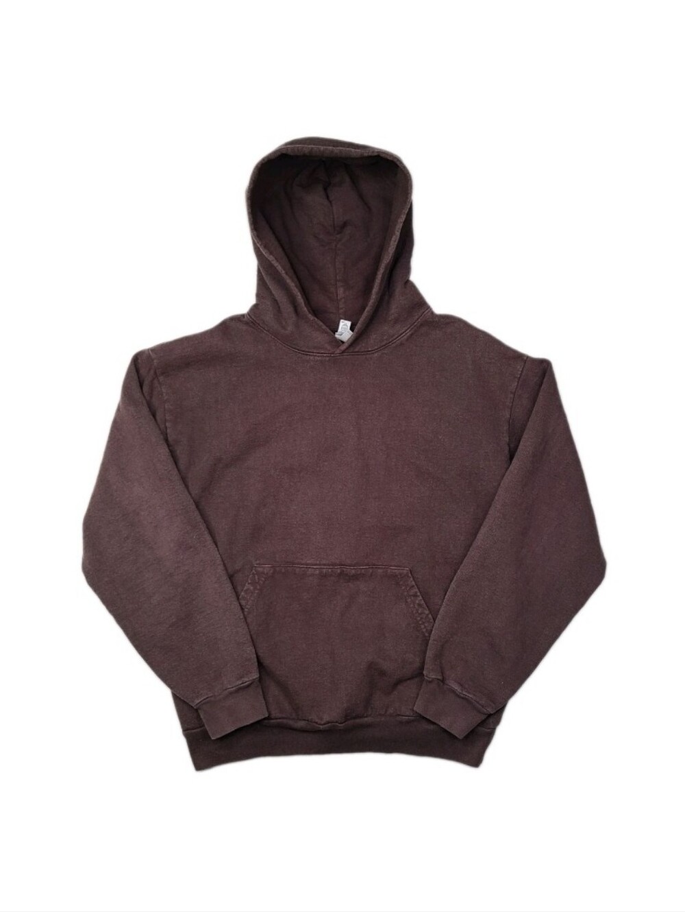 Los Angeles Apparel Mens Heavyweight 14Oz Usa Made Brown Hoodie Pullover Large